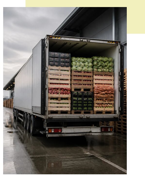 Перевозка плодоовощной продукции в Дивногорск по цене от 5055 р. | Агросервис-Двн