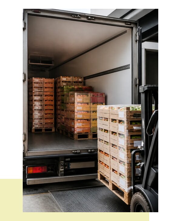 Перевозка сельхозпродукции на паллетах с доставкой в Дивногорск
